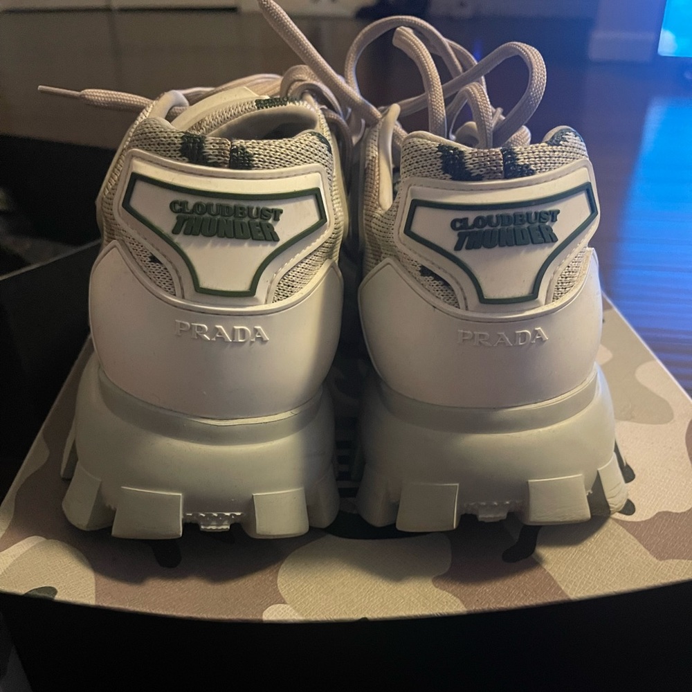 I’m selling my slightly worn Prada cloudburst sneaker. It’s a UK10